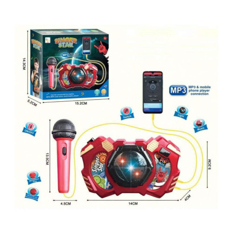 Караоке микрофон с конзола и mp3