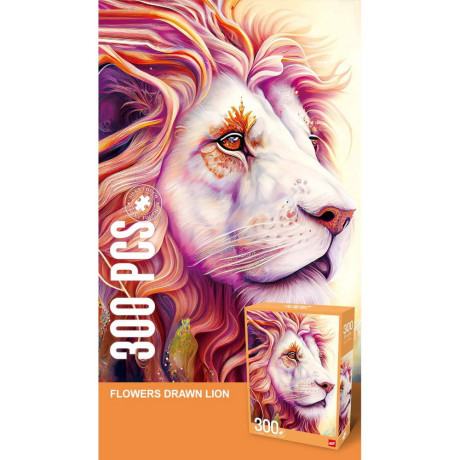 Пъзел кадифе 300 части лъв