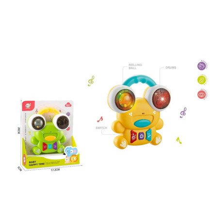 Бебешка музикална играчка жаба