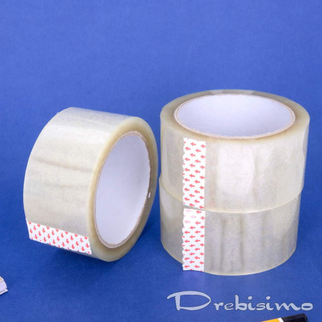 48 мм х 66 м прозрачно опаковъчно тиксо